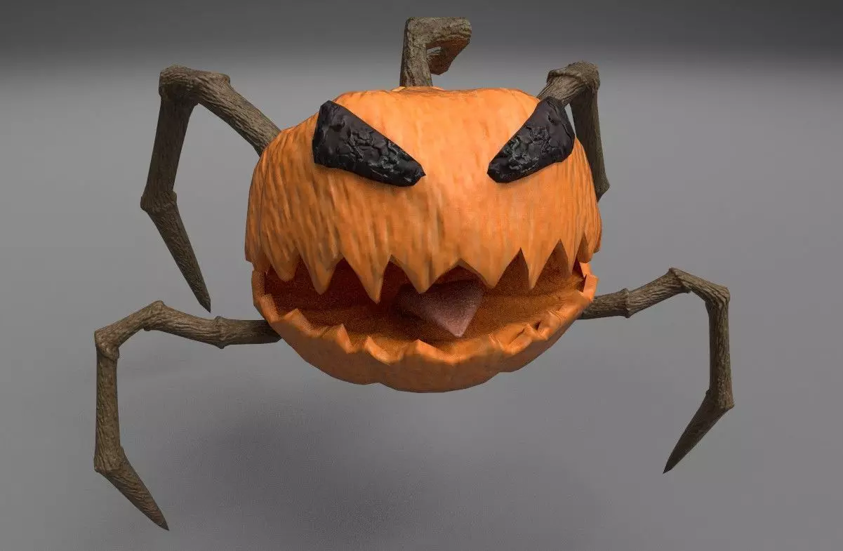Pumpkin HALLOWEEN Free low-poly 3D model