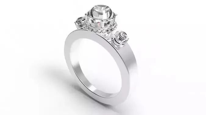 Ring 14 mm size 3D print model