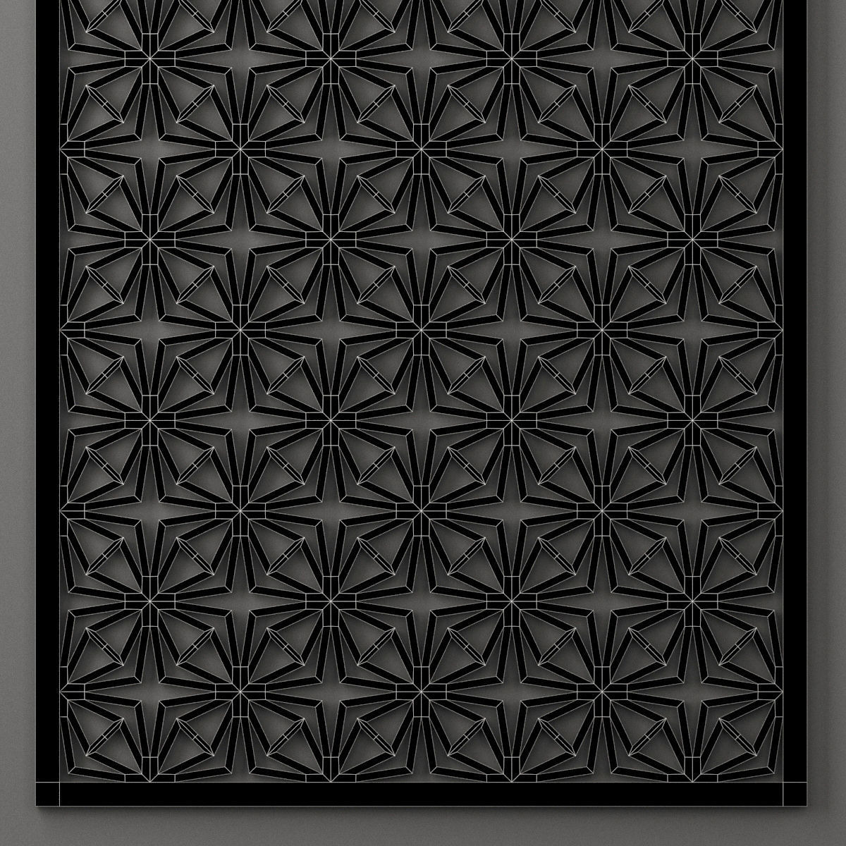 Decorative panel 219 3D model_7