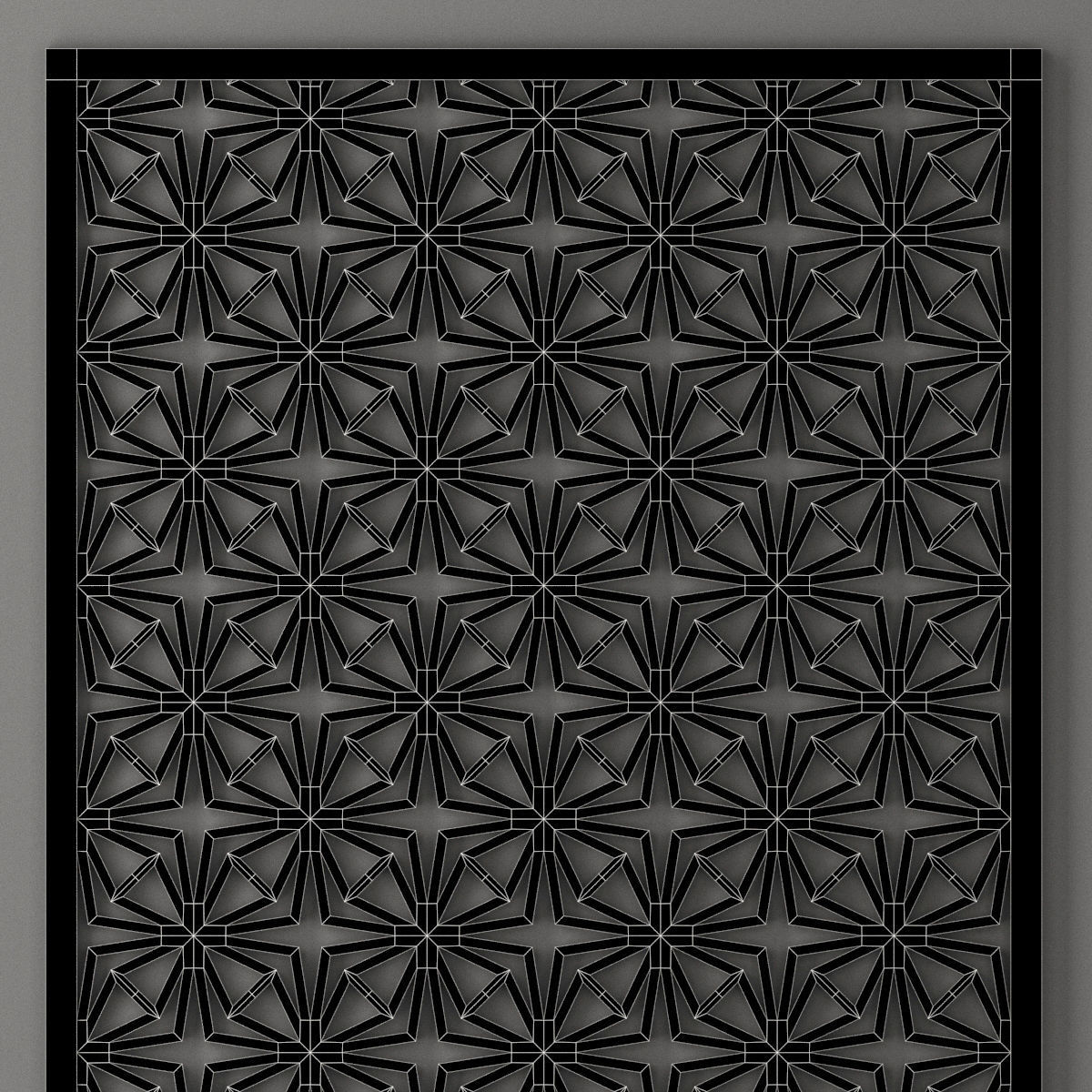 Decorative panel 219 3D model_6