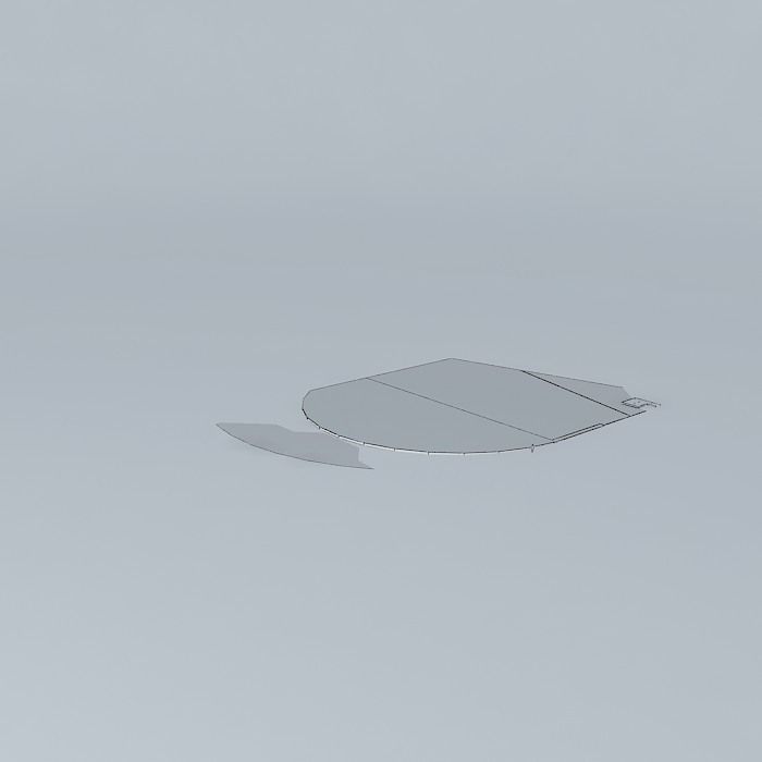 Concrete FOUNDATION for house Free 3D model_3