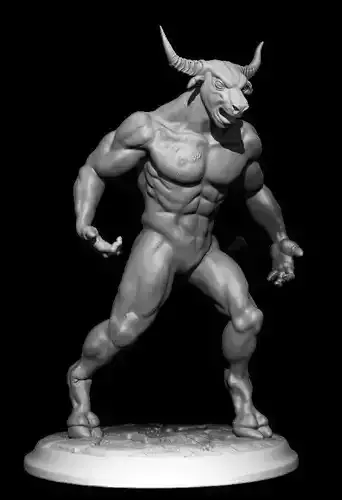 40 mm Minotaur miniature 