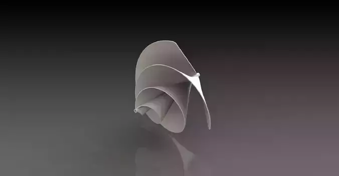Archimedes Spiral Liam F1 Wind Turbine 3D print model