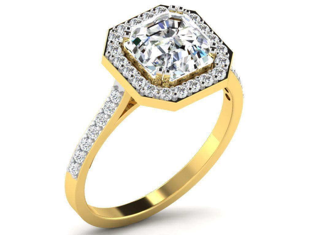 600 Women Ring Bulk Collection 3dm 1 render  3D print model_21