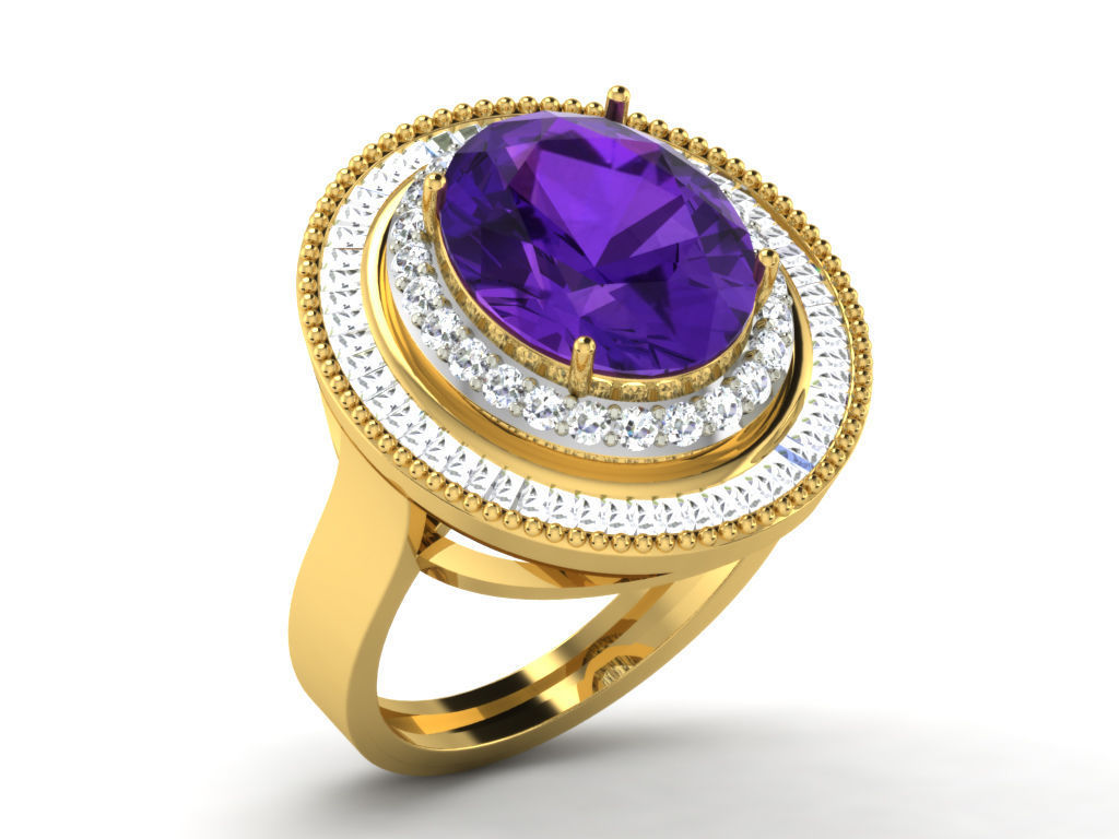 600 Women Ring Bulk Collection 3dm 1 render  3D print model_140