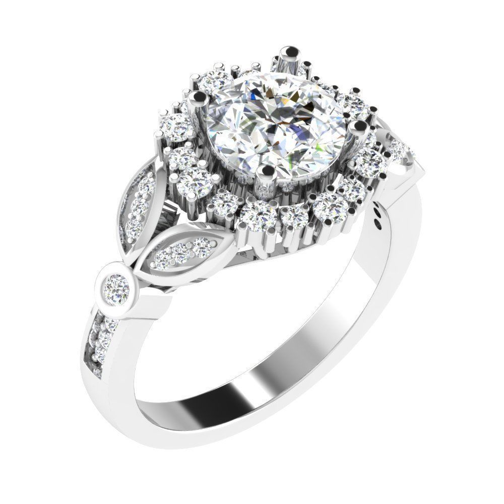 600 Women Ring Bulk Collection 3dm 1 render  3D print model_124