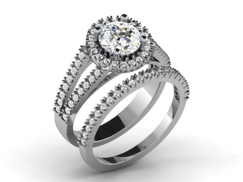 600 Women Ring Bulk Collection 3dm 1 render  3D print model_127