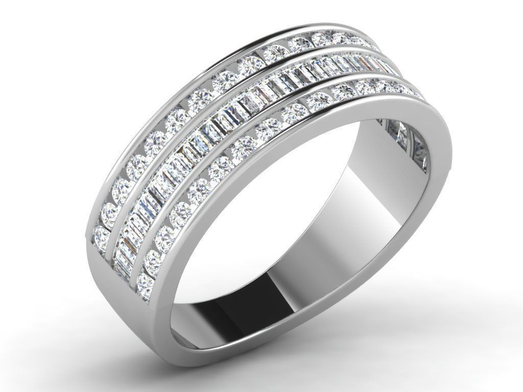 600 Women Ring Bulk Collection 3dm 1 render  3D print model_76