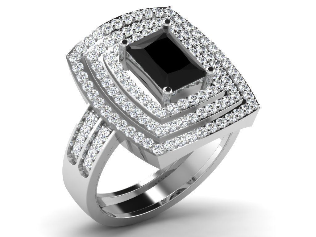 600 Women Ring Bulk Collection 3dm 1 render  3D print model_108