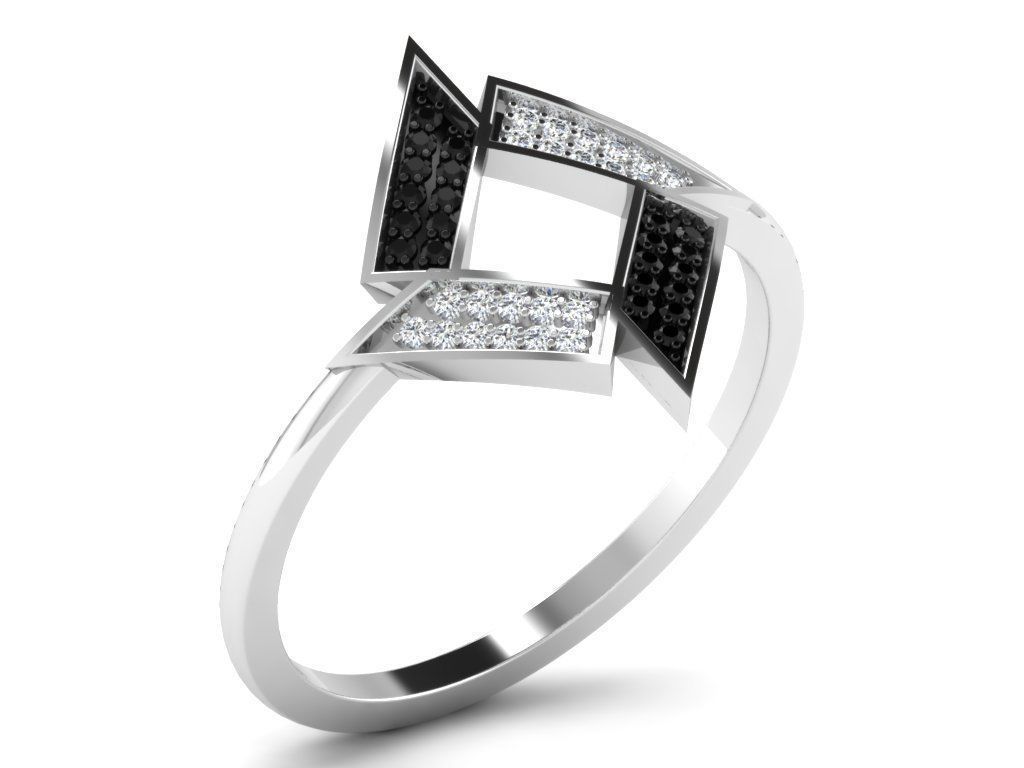 600 Women Ring Bulk Collection 3dm 1 render  3D print model_59