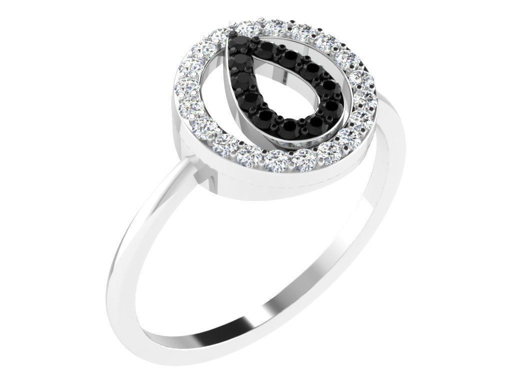 600 Women Ring Bulk Collection 3dm 1 render  3D print model_54