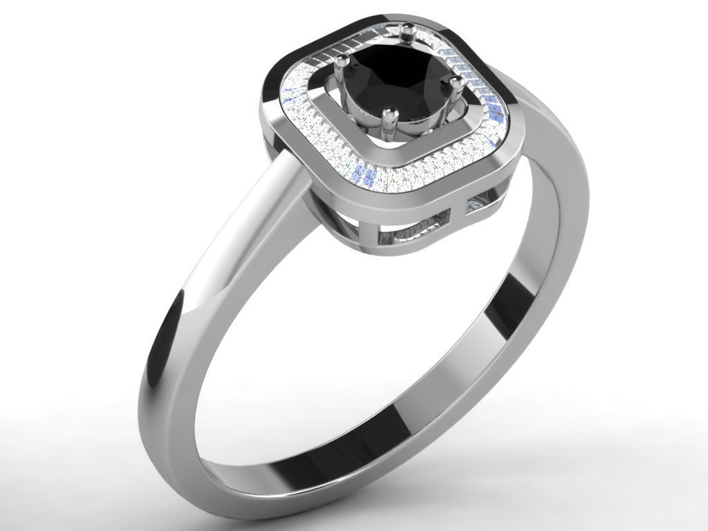 600 Women Ring Bulk Collection 3dm 1 render  3D print model_147