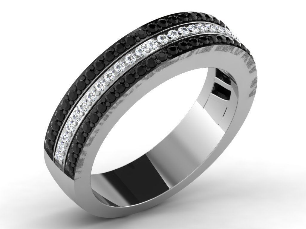 600 Women Ring Bulk Collection 3dm 1 render  3D print model_107