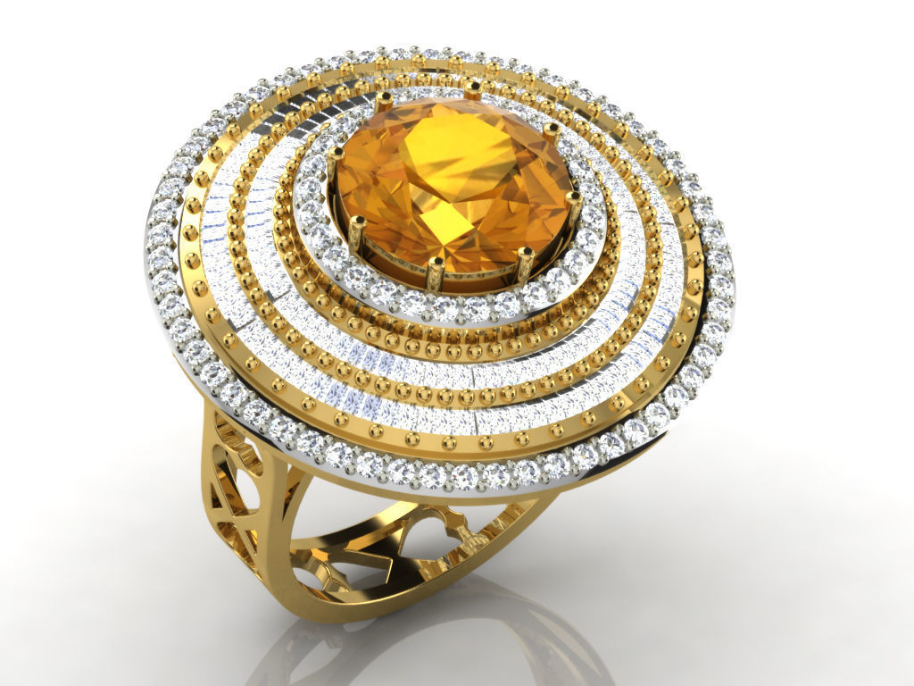 600 Women Ring Bulk Collection 3dm 1 render  3D print model_142