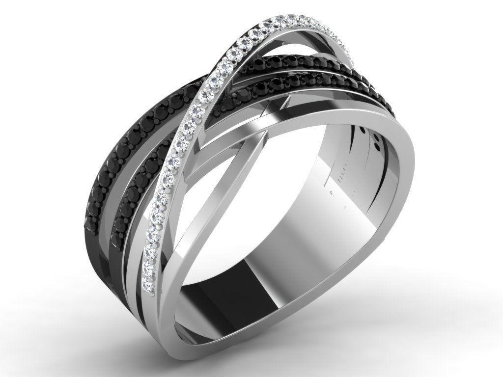 600 Women Ring Bulk Collection 3dm 1 render  3D print model_95