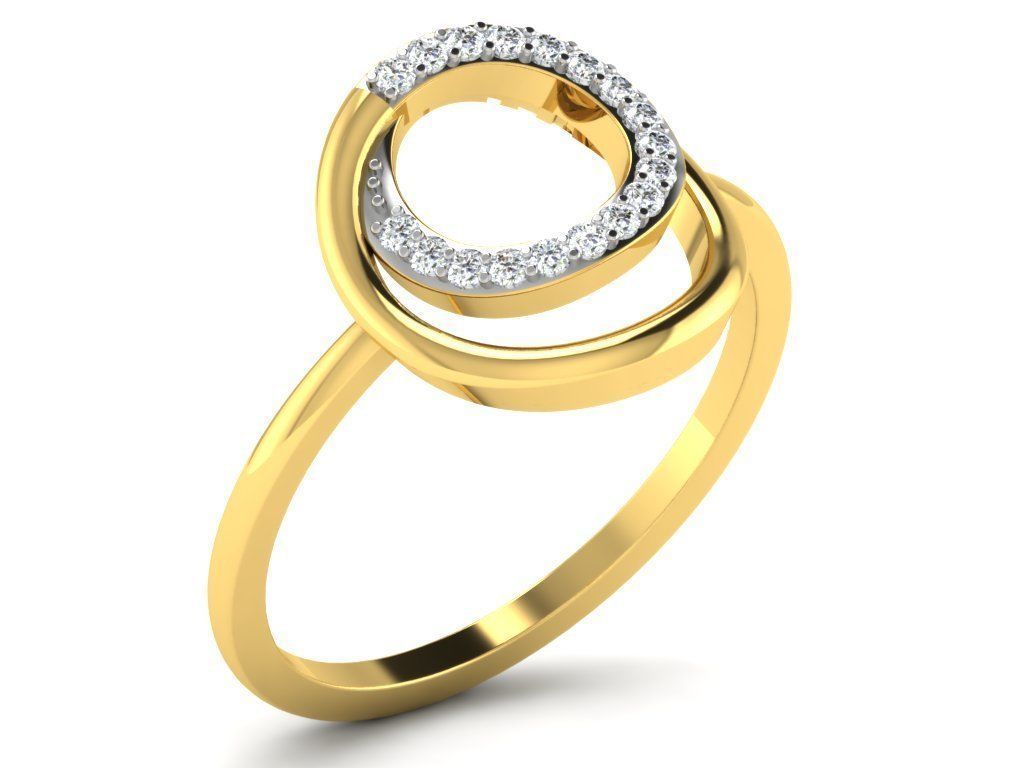 600 Women Ring Bulk Collection 3dm 1 render  3D print model_71