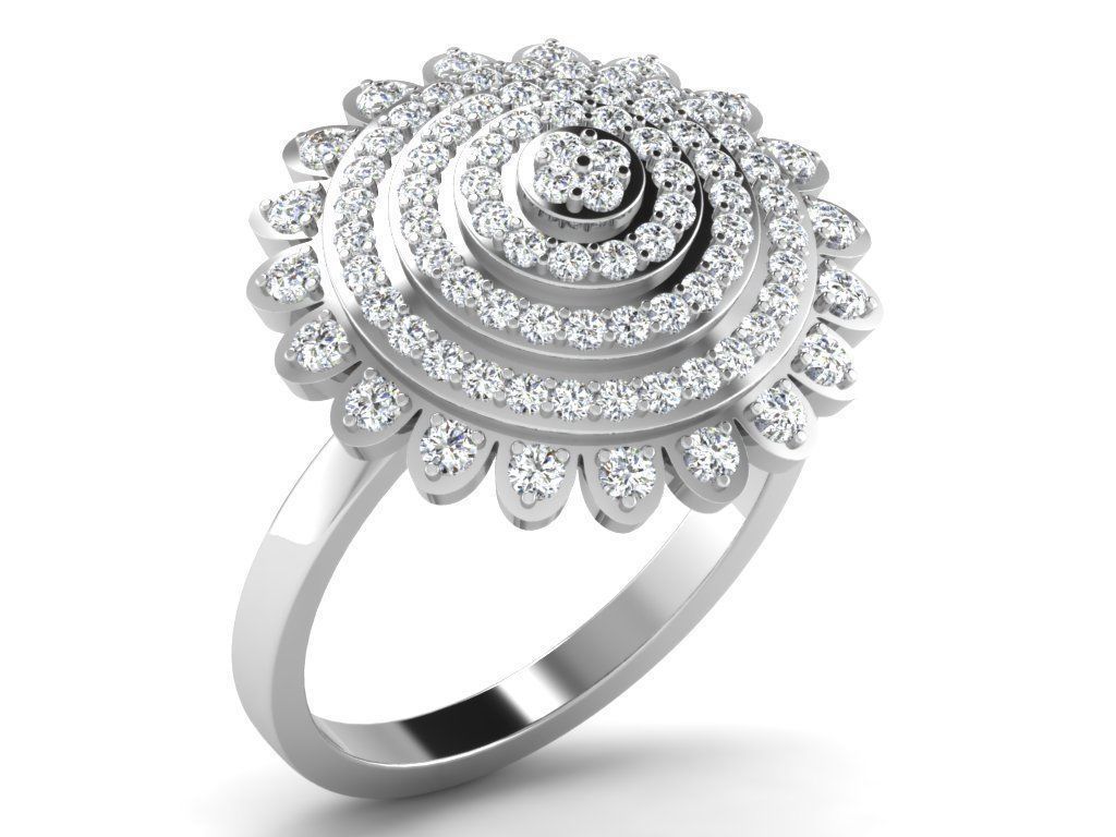 600 Women Ring Bulk Collection 3dm 1 render  3D print model_103