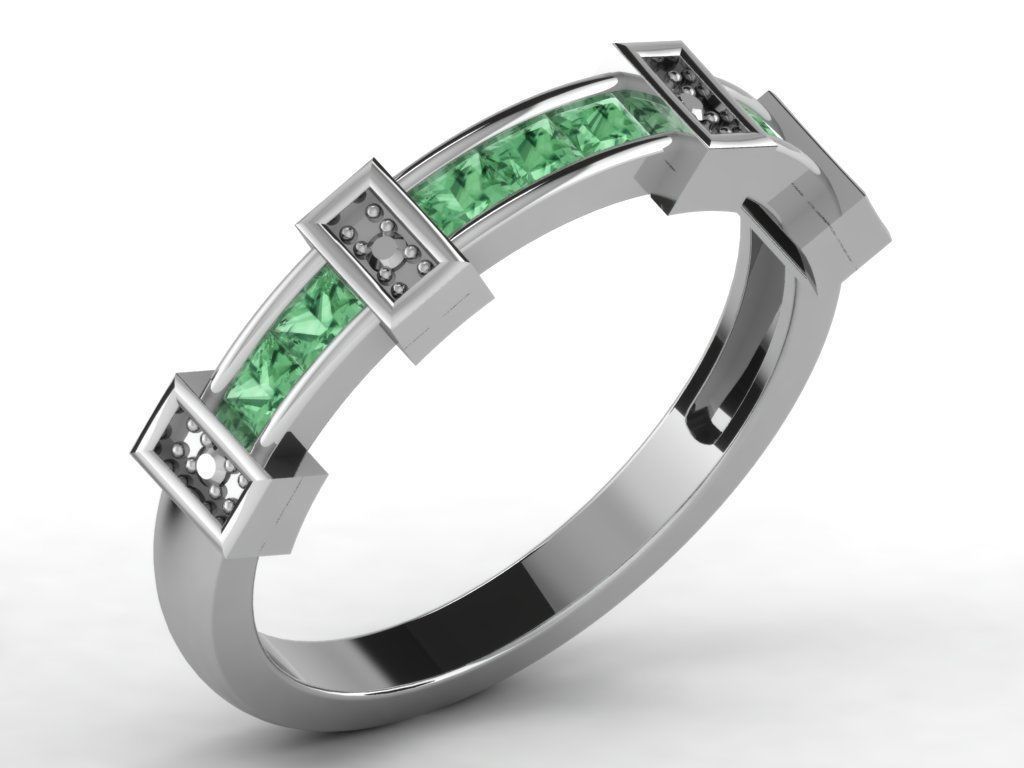 600 Women Ring Bulk Collection 3dm 1 render  3D print model_88