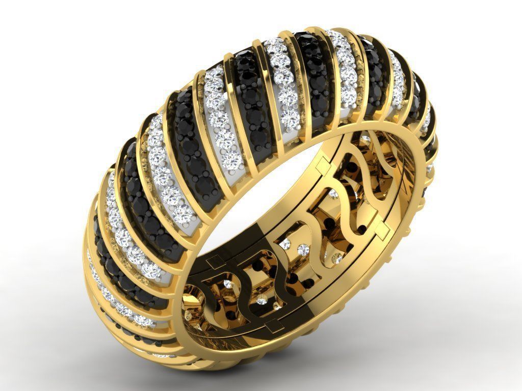 600 Women Ring Bulk Collection 3dm 1 render  3D print model_115