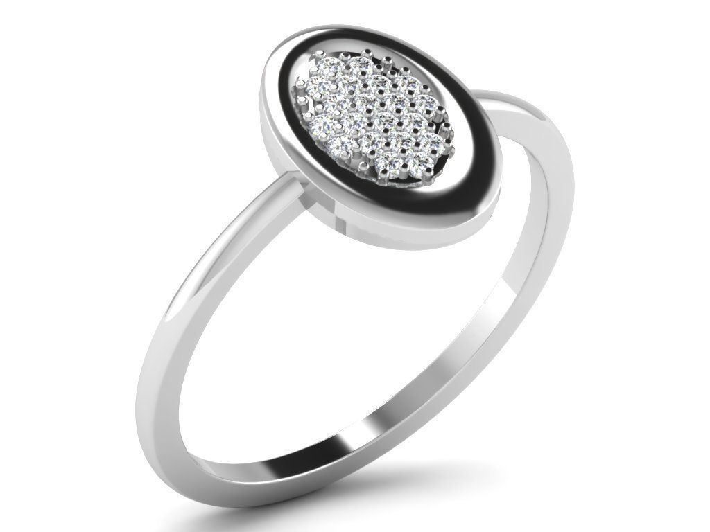 600 Women Ring Bulk Collection 3dm 1 render  3D print model_65