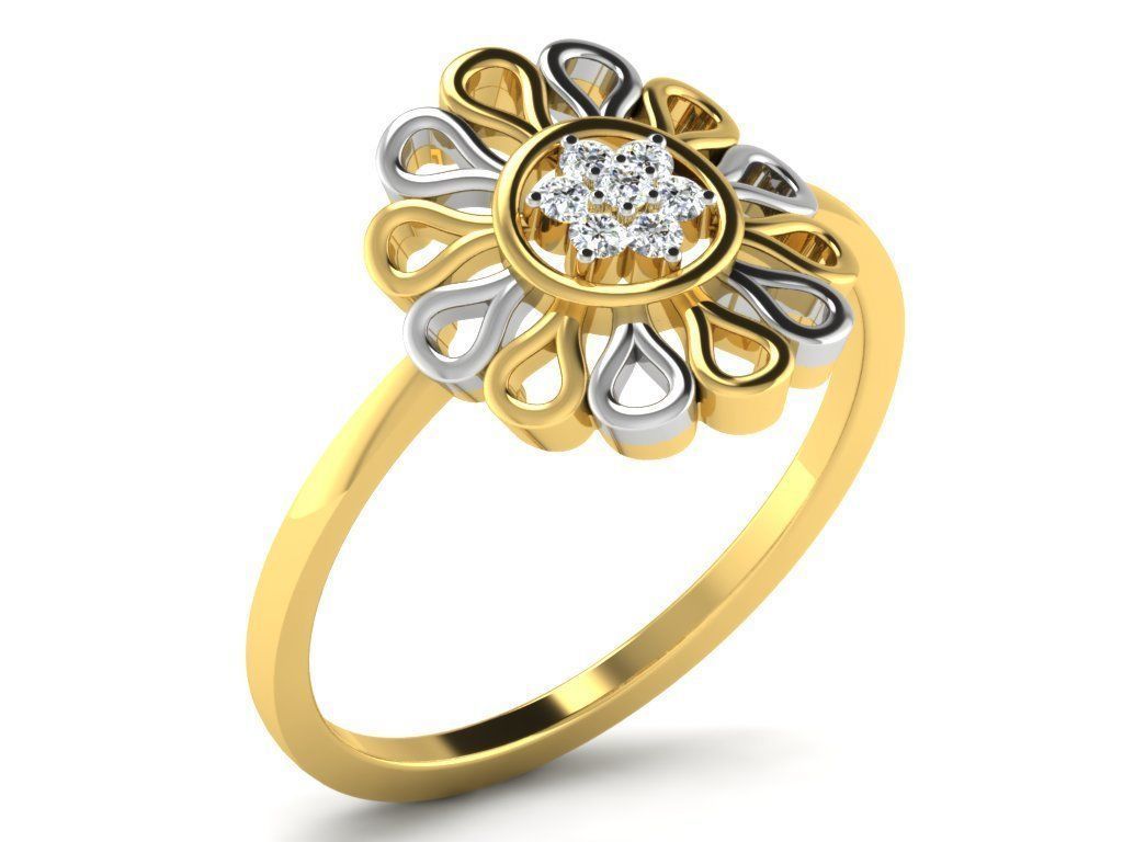 600 Women Ring Bulk Collection 3dm 1 render  3D print model_41