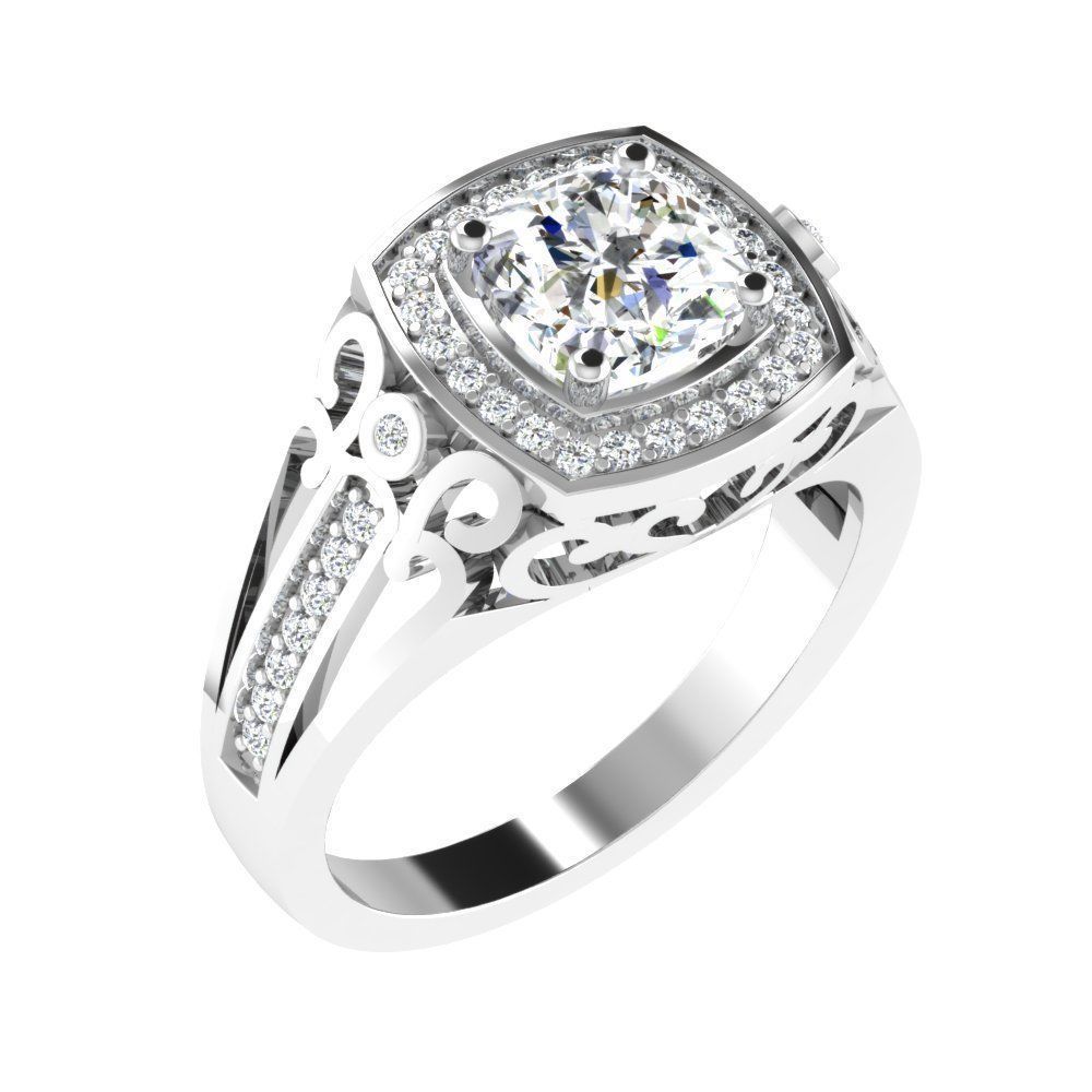 600 Women Ring Bulk Collection 3dm 1 render  3D print model_123