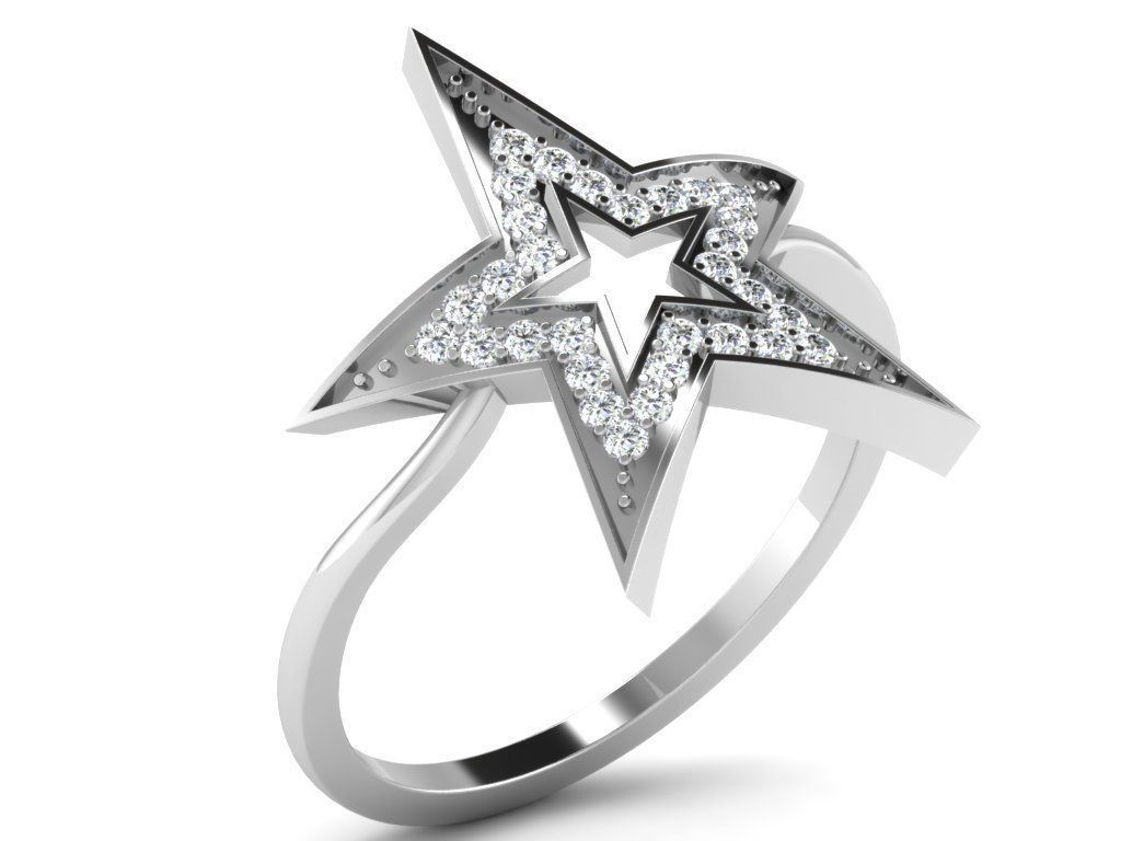 600 Women Ring Bulk Collection 3dm 1 render  3D print model_68