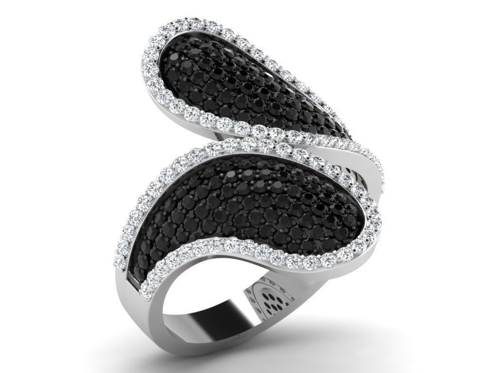 600 Women Ring Bulk Collection 3dm 1 render  3D print model_96