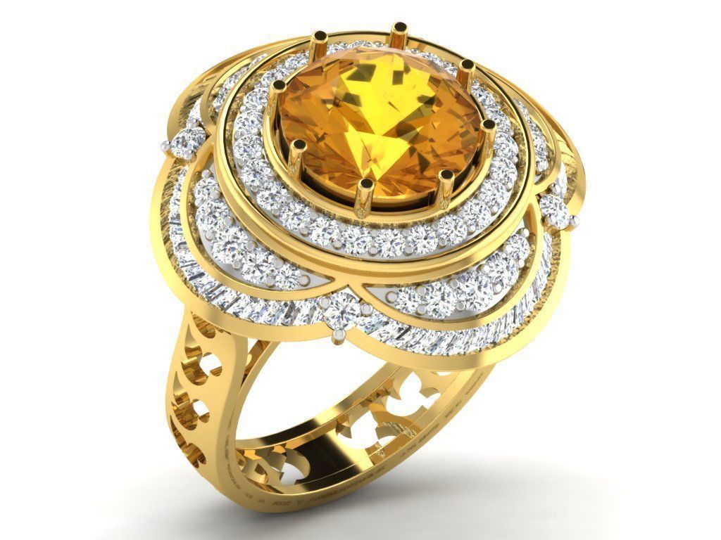 600 Women Ring Bulk Collection 3dm 1 render  3D print model_146
