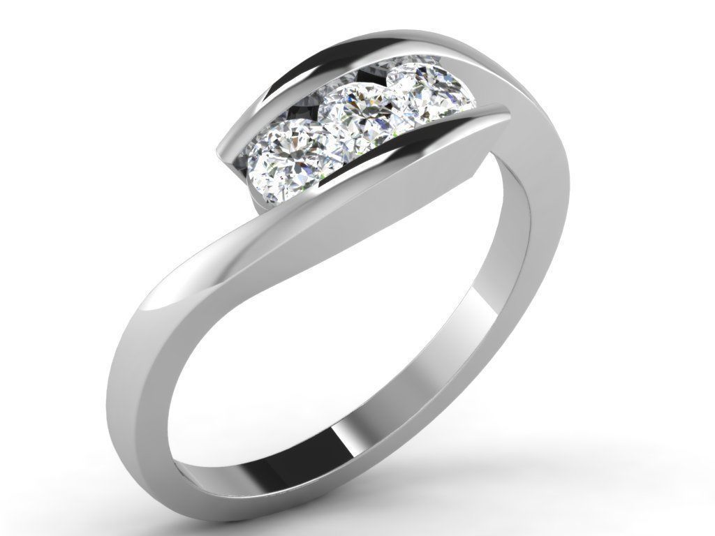 600 Women Ring Bulk Collection 3dm 1 render  3D print model_93
