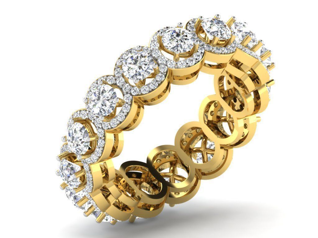 600 Women Ring Bulk Collection 3dm 1 render  3D print model_25