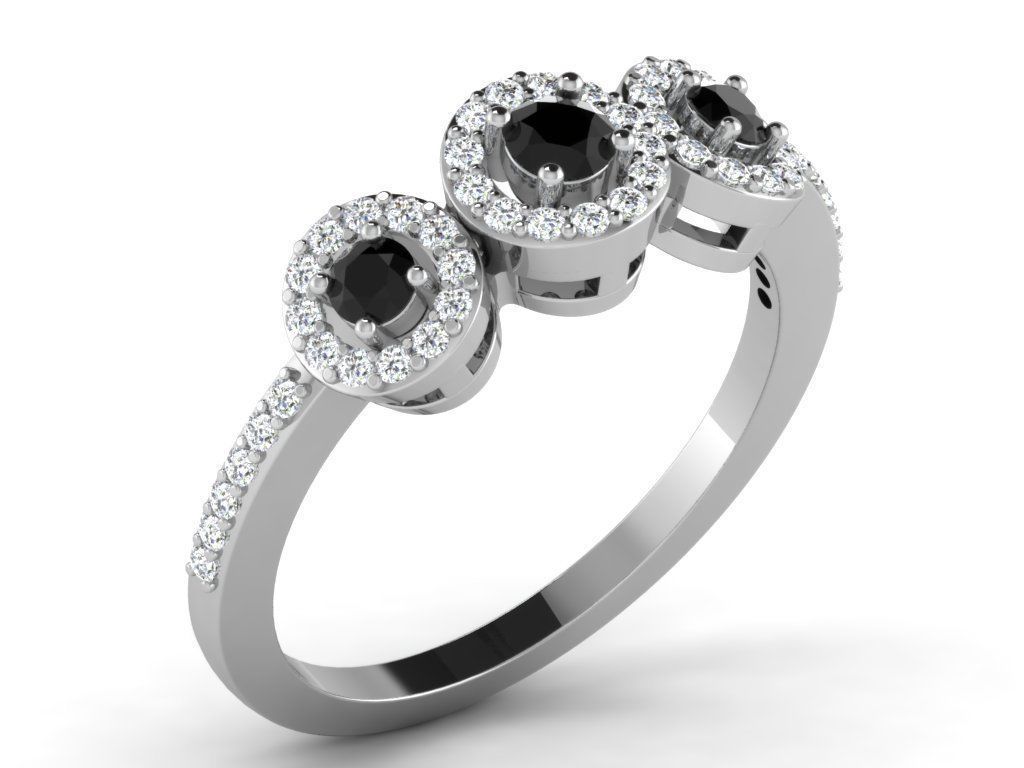 600 Women Ring Bulk Collection 3dm 1 render  3D print model_133