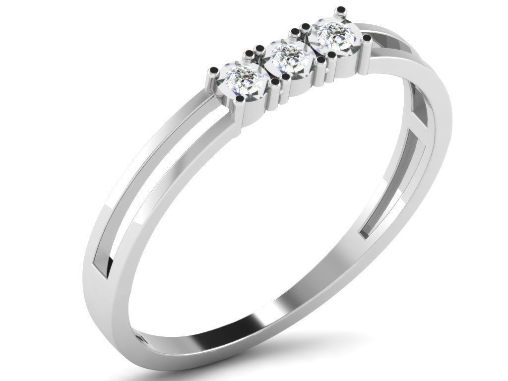 600 Women Ring Bulk Collection 3dm 1 render  3D print model_35