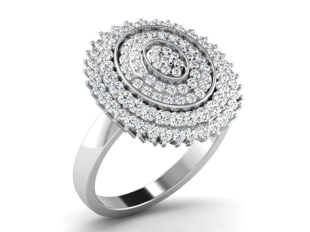 600 Women Ring Bulk Collection 3dm 1 render  3D print model_100