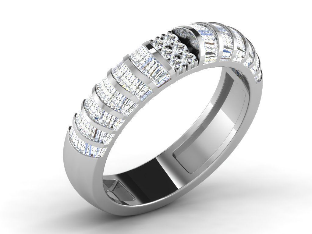 600 Women Ring Bulk Collection 3dm 1 render  3D print model_82
