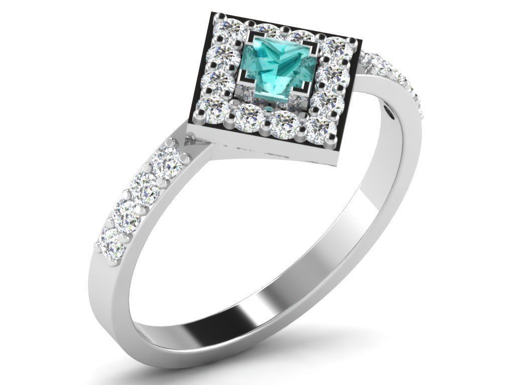 600 Women Ring Bulk Collection 3dm 1 render  3D print model_18