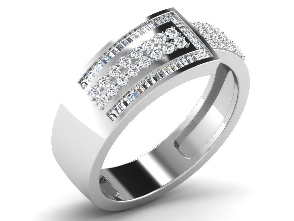 600 Women Ring Bulk Collection 3dm 1 render  3D print model_84