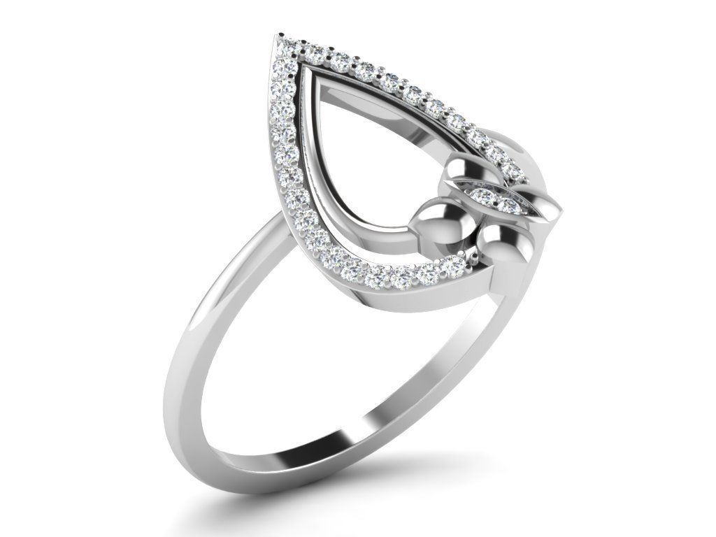 600 Women Ring Bulk Collection 3dm 1 render  3D print model_60