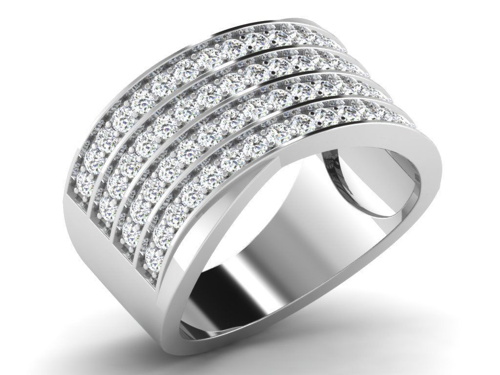 600 Women Ring Bulk Collection 3dm 1 render  3D print model_102