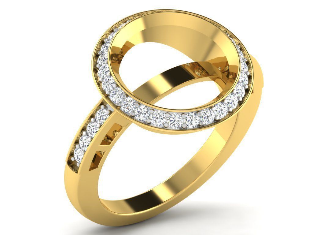 600 Women Ring Bulk Collection 3dm 1 render  3D print model_24