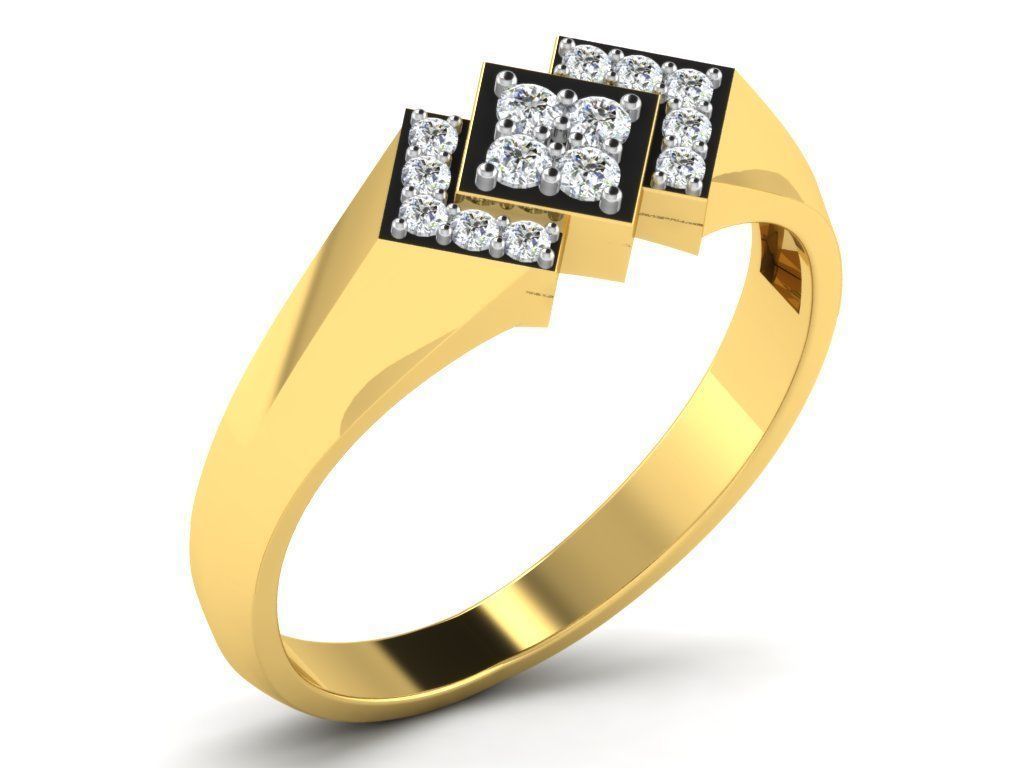 600 Women Ring Bulk Collection 3dm 1 render  3D print model_49