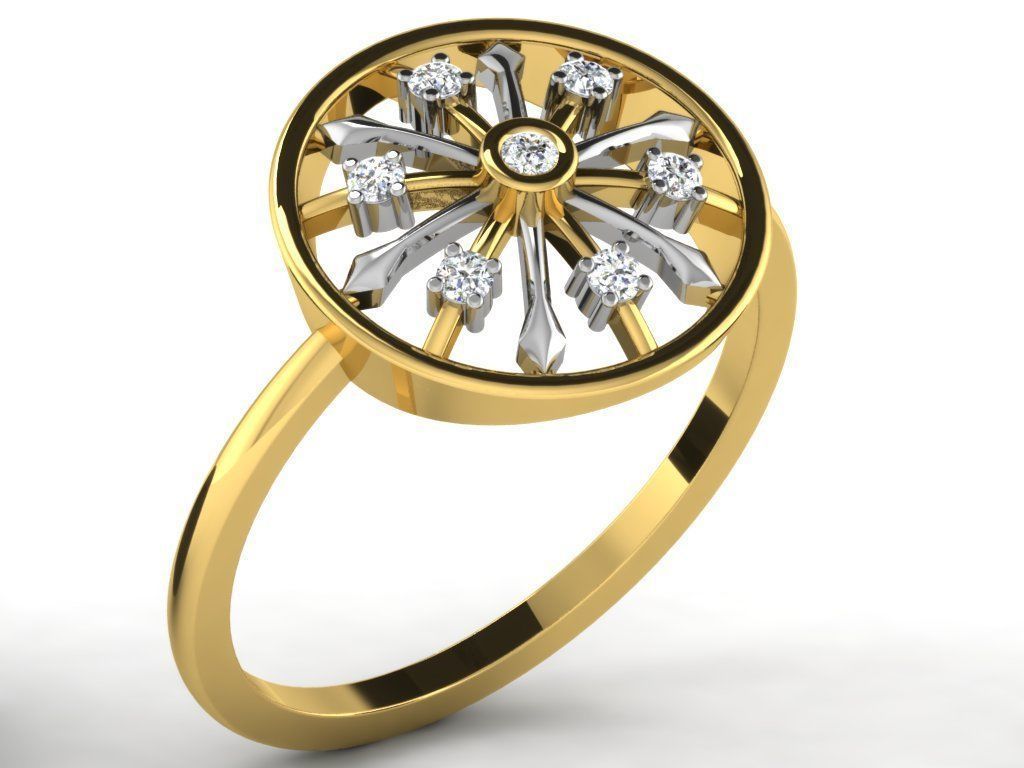 600 Women Ring Bulk Collection 3dm 1 render  3D print model_42