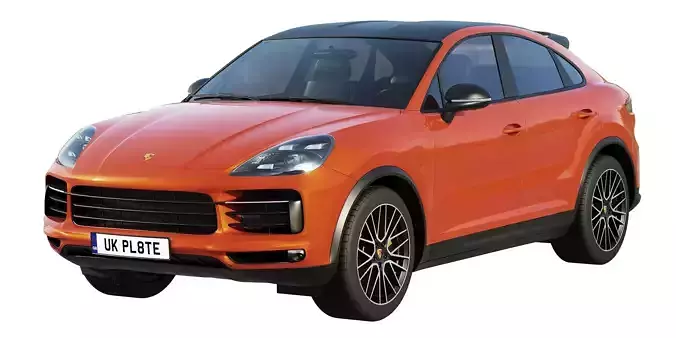 Porsche Cayenne Coupe turbo 2019 3D model