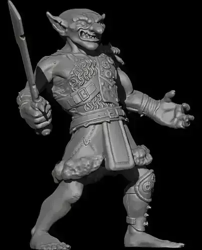 Scimitar Goblin 30mm 