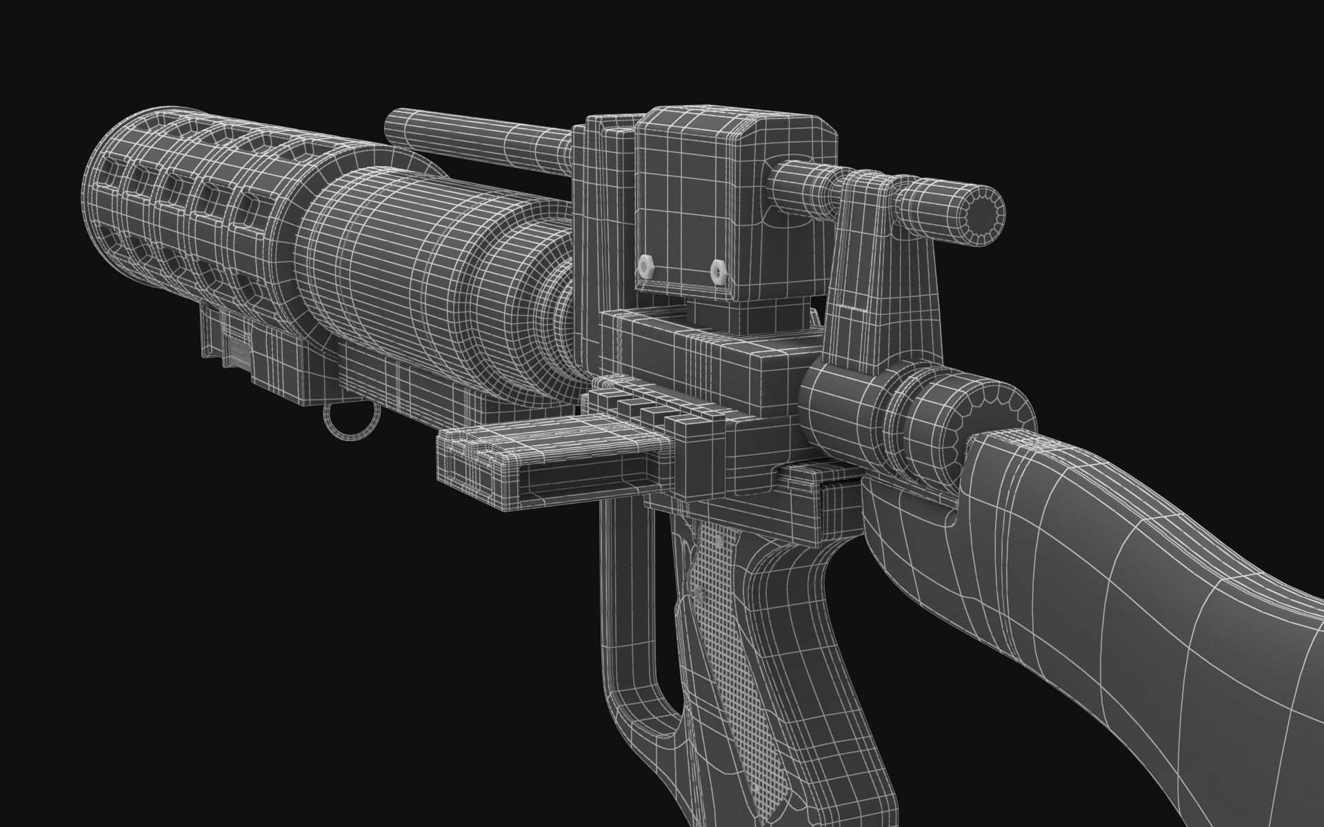 E-5C Gun - Star Wars Battlefront 2 3D model_6