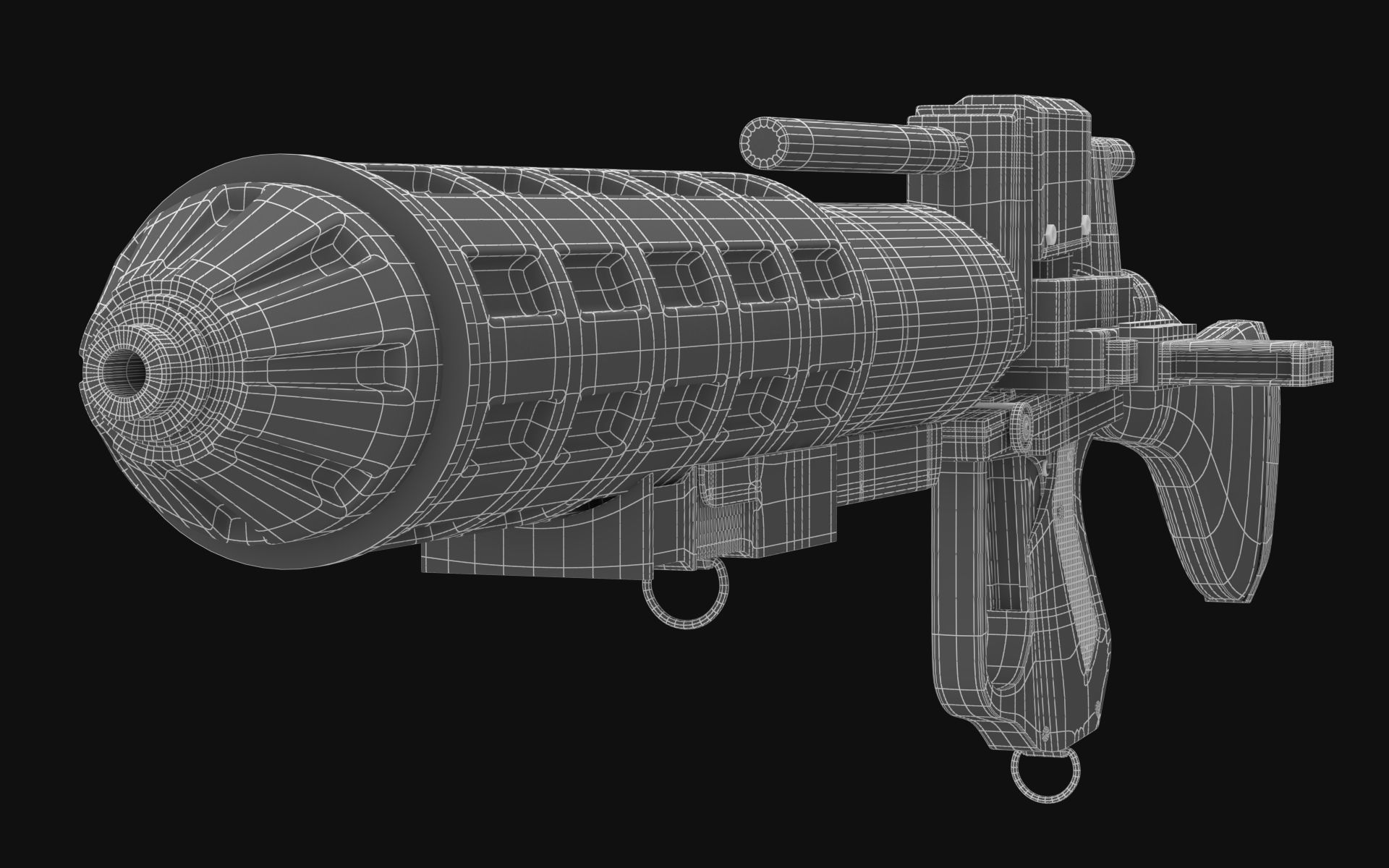 E-5C Gun - Star Wars Battlefront 2 3D model_7