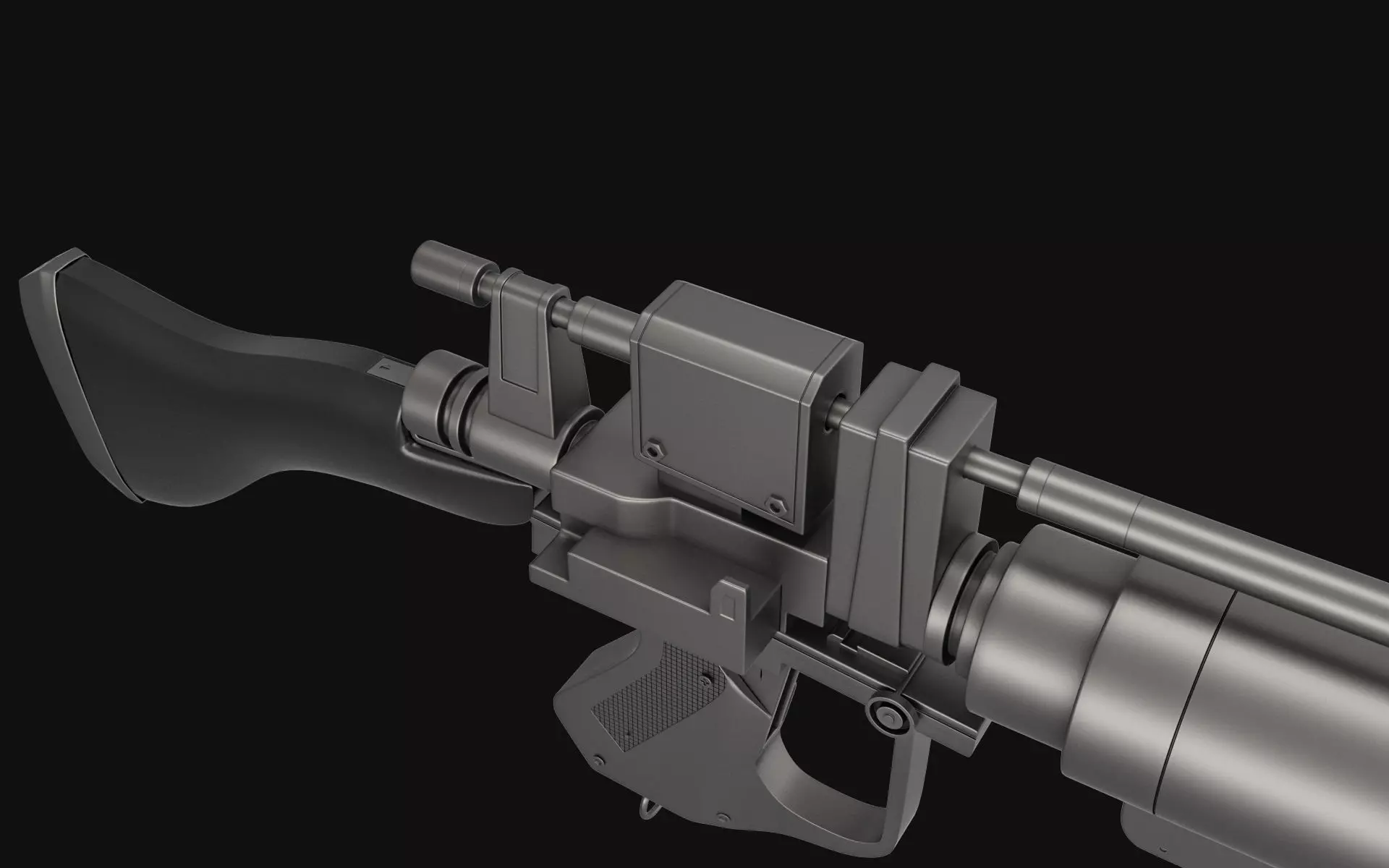 E-5C Gun - Star Wars Battlefront 2 3D model_0