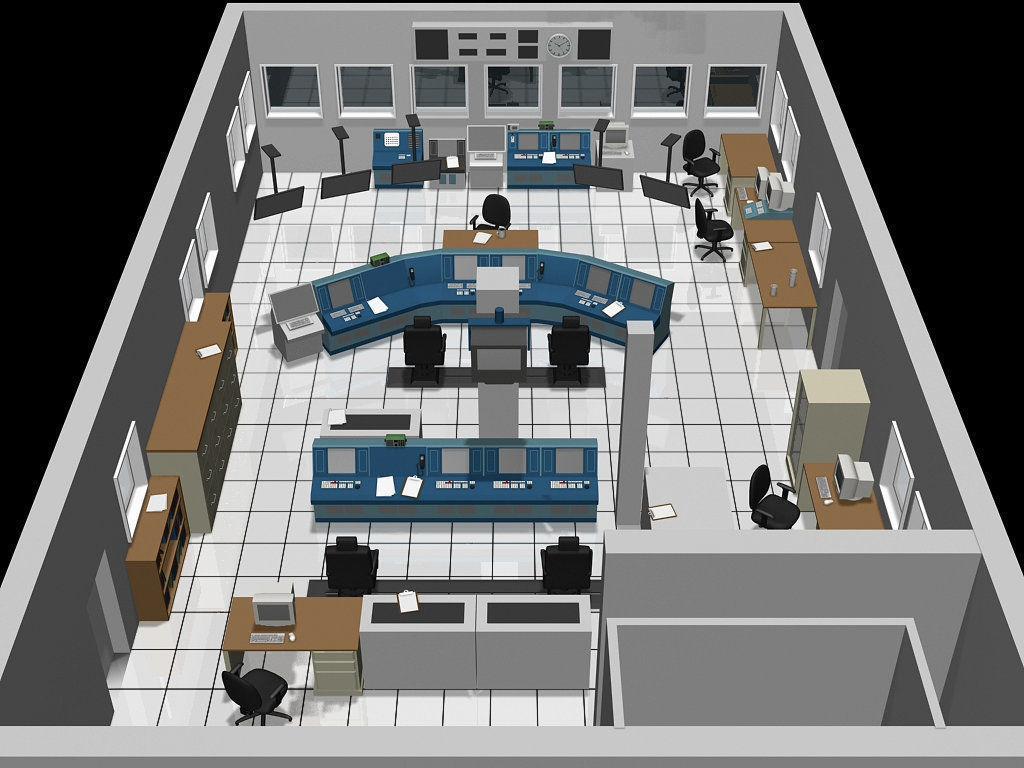 Control Room 3D model_1