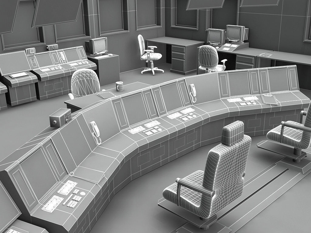 Control Room 3D model_6