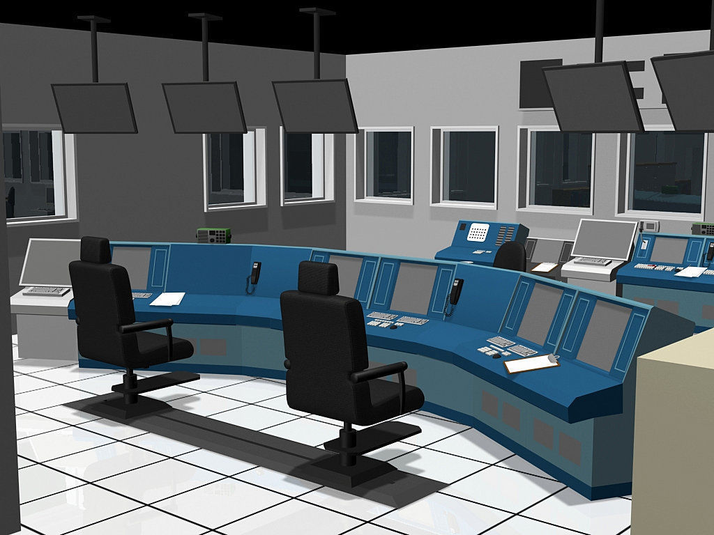 Control Room 3D model_4